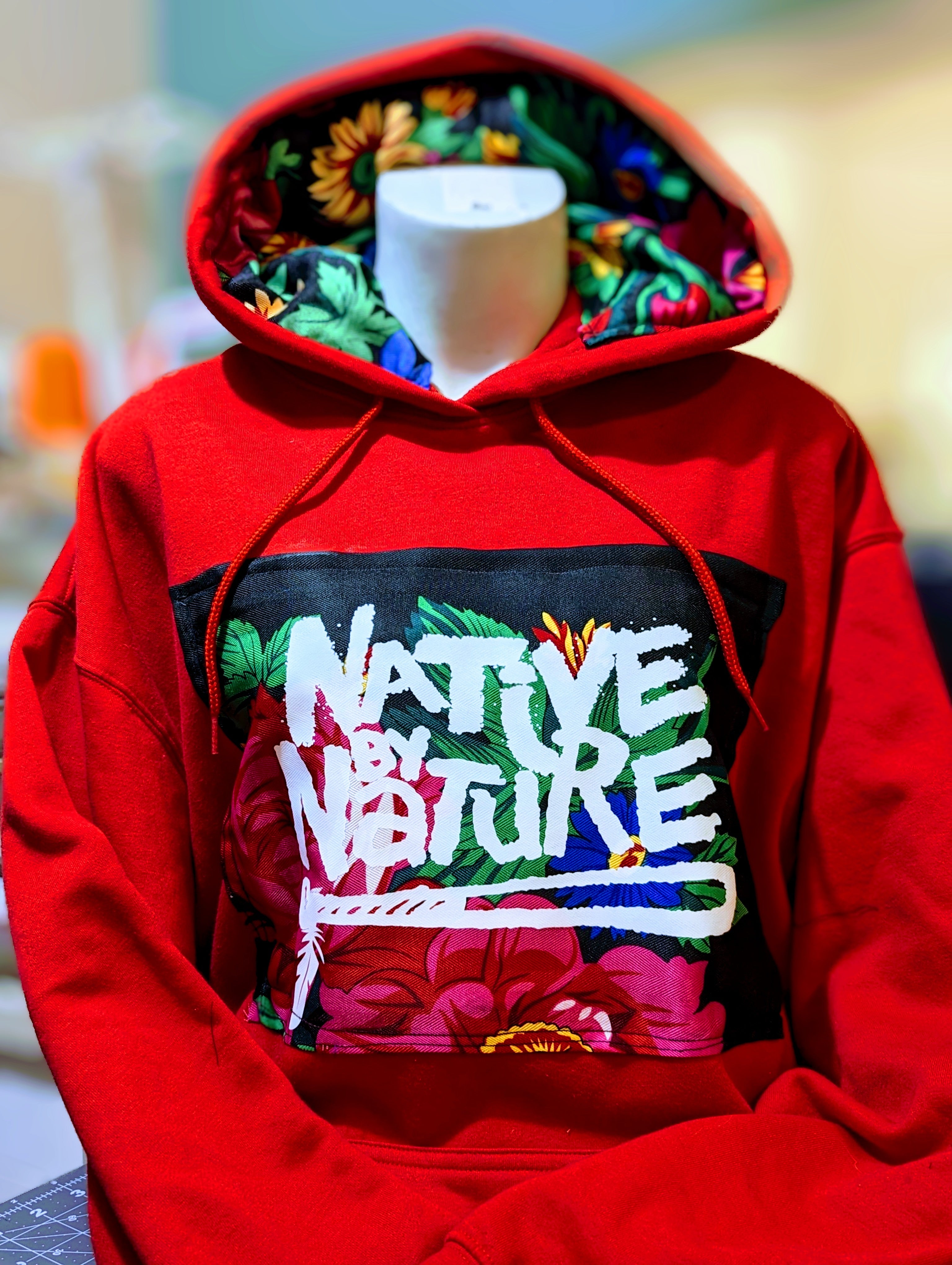 Kookum scarf hoodies